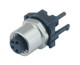 Binder 99-3412-281-03 M8 Female panel mount connector, Contacts: 3, unshielded, THR, IP67, UL | American Cable Assemblies