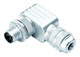Binder 99-1437-824-05 M12-A Male angled connector, Contacts: 5, 4.0-6.0 mm, shieldable, screw clamp, IP67, UL | American Cable Assemblies