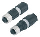 Binder 99-0528-12-04 M12-A Female cable connector, Contacts: 4, 4.0-8.0 mm, unshielded, cutting clamp, IP67 | American Cable Assemblies
