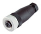 Binder 99-0530-12-04 M12-A Female cable connector, Contacts: 4, 6.0-8.0 mm, unshielded, crimping (Crimp contacts must be ordered separately), IP67, UL | American Cable Assemblies