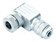 Binder 99-1430-822-04 M12-A Female angled connector, Contacts: 4, 6.0-8.0 mm, shieldable, screw clamp, IP67, UL | American Cable Assemblies