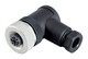 Binder 99-0524-24-04 M12-A Female angled connector, Contacts: 4, 4.0-6.0 mm, unshielded, wire clamp, IP67 | American Cable Assemblies