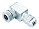 Binder 99-1526-822-04 M12-A Female angled connector, Contacts: 4, 6.0-8.0 mm, shieldable, wire clamp, IP67 | American Cable Assemblies