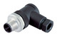 Binder 99-0529-24-04 M12-A Male angled connector, Contacts: 4, 4.0-6.0 mm, unshielded, crimping (Crimp contacts must be ordered separately), IP67, UL | American Cable Assemblies
