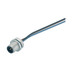 Binder 76-2231-0111-00004-0200 M12-A Male panel mount connector, Contacts: 4, unshielded, single wires, IP68, UL, M16x1,5, stainless steel | American Cable Assemblies