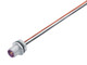 Binder 76-0231-0011-00104-0200 M12-A Male panel mount connector, Contacts: 4, unshielded, single wires, IP68, UL, M16x1,5 | American Cable Assemblies