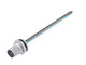 Binder 76-0531-1111-00012-0200 M12-A Male panel mount connector, Contacts: 12, unshielded, single wires, IP68, UL, PG 9, front fastened | American Cable Assemblies