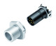 Binder 99-3481-351-08 M12-A Male panel mount connector, Contacts: 8, unshielded, SMT, IP67, for SMT | American Cable Assemblies