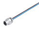 Binder 76-2832-0111-00004-0200 M12-A Female panel mount connector, Contacts: 4, unshielded, single wires, IP68/IP69K, UL, M16x1,5, stainless steel | American Cable Assemblies