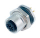 Binder 86-2532-1100-00005 M12-A Female panel mount connector, Contacts: 5, unshielded, THT, IP68, UL, PG 9, front fastened | American Cable Assemblies