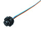 Binder 76-4832-3011-00005-0200 M12-A Female panel mount connector, Contacts: 5, unshielded, single wires, IP67, UL, PG 9, front fastened | American Cable Assemblies