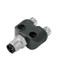Binder 79-5232-90-04 Connecting Cables Twin distributor, Contacts: 4/3, unshielded, pluggable, IP68, UL, M8x1,0 | American Cable Assemblies
