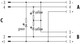 Binder 79-5236-00-04 Connecting Cables Twin distributor, Contacts: 4/3, unshielded, pluggable, IP68, UL, M12x1,0