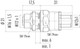 Binder 09-5241-10-05 Connecting Cables Lead-through for control cabinet, Contacts: 5, shielded, pluggable, IP67, UL, M12x1,0