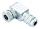 Binder 99-1536-820-05 M12-B Female angled connector, Contacts: 5, 6.0-8.0 mm, shieldable, wire clamp, IP67 | American Cable Assemblies