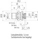 Binder 86-0533-1120-00005 M12-B Male panel mount connector, Contacts: 5, shieldable, THT, IP68, UL, PG 9, front fastened