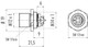 Binder 99-4431-401-04 M12-B Male panel mount connector, Contacts: 4, shieldable, SMT, IP67