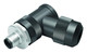 Binder 99-0699-370-05 M12-K Male angled connector, Contacts: 4+PE, 8.0-13.0 mm, unshielded, screw clamp, IP67, UL 2237 in preparation, with PE connection | American Cable Assemblies