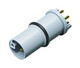 Binder 09-0641-100-05 M12-L Male receptacle, Contacts: 4+FE, unshielded, THR, IP68, UL | American Cable Assemblies