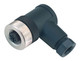 Binder 99-2430-52-03 M12-US Female angled connector, Contacts: 2+PE, 6.0-8.0 mm, unshielded, screw clamp, IP67, UL | American Cable Assemblies