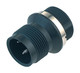 Binder 09-0441-081-04 M18 Male panel mount connector, Contacts: 4, unshielded, solder, IP67 | American Cable Assemblies