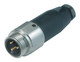Binder 99-2441-282-03 7/8" Male cable connector, Contacts: 2+PE, 6.0-8.0 mm, unshielded, screw clamp, IP67, UL, VDE | American Cable Assemblies