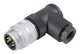 Binder 99-2441-62-03 7/8" Male angled connector, Contacts: 2+PE, 8.0-10.0 mm, unshielded, screw clamp, IP67, UL, VDE | American Cable Assemblies