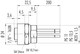 Binder 09-2448-320-04 7/8" Female panel mount connector, Contacts: 4, unshielded, single wires, IP68, UL, VDE, M20x1,5