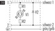 Binder 32-5337-500-510 Size B Female solenoid valve connector, Contacts: 2+PE, unshielded, moulded on the cable, IP67, PUR, black, Circuit Z10, 5 m