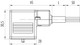 Binder 32-5337-500-510 Size B Female solenoid valve connector, Contacts: 2+PE, unshielded, moulded on the cable, IP67, PUR, black, Circuit Z10, 5 m