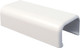 Surface Raceway, 1 1/4″, Splice Cover, Office White