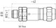Binder 99-3729-995-04 M12-D Male cable connector, Contacts: 4, 5.5-8.6 mm, shieldable, screw clamp, IP67, UL, stainless steel