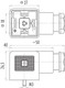 Binder 43-1700-004-03 Size A Female power connector, Contacts: 2+PE, 3.0-10.0 mm, unshielded, screw clamp, IP40 without seal, UL, ESTI+, VDE