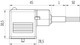 Binder 30-5537-300-510 Size B Female solenoid valve connector, Contacts: 2+PE, unshielded, moulded on the cable, IP67, PUR, black, Circuit Z10, 3 m