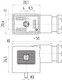 Binder 43-1830-000-03 Size B Female power connector, Contacts: 2+PE, 6.0-8.0 mm, unshielded, screw clamp, IP40 without seal, UL, ESTI+, VDE