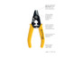 Jonard JIC-175 Ergonomic Fiber Optic Stripper | American Cable Assemblies