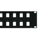 Shaxon SH-PFKV-24-B 24 Port Keystone Panel, 2U Unloaded| American Cable Assemblies