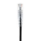 Shaxon SH-UL728-8XXBK-CG CAT 6 Slim Patch Cable, UTP Stranded, Finger Boot, Black| American Cable Assemblies