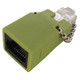 Shaxon SH-MATELFM-AG-B Loopback Adapter RJ48C Jack & RJ45 Male, Khaki Green| American Cable Assemblies