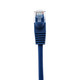 Shaxon SH-UL624M8XXBU-8F CAT 5e Patch Cable, UTP Stranded, Flush Molded Boots, Blue| American Cable Assemblies