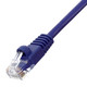 Shaxon SH-UL724M8XXPR-AF CAT 6 Patch Cable, UTP Stranded, Flush Molded Boots, Purple| American Cable Assemblies