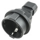 Europe CEE7/7 to IEC C14 Plug Adapter