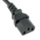 BS1363 to C13 Power Cord 0.75mmÂ² Wire Gauge - 6 ft