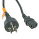 Argentina IRAM 2073 to C13 Power Cord - 6 ft