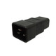 IEC C19 to IEC C20 Plug Adapter