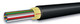 OCC, DX, Distribution Series, 24-Strand, 900um Tight Buffered, Indoor/Outdoor, OFNR Rated, OM2, 50/125, Multimode, Black Jacket (Priced Per Foot) | American Cable Assemblies