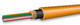 OCC, DX, Distribution Series, 4-Strand, 900um Tight Buffered, Indoor/Outdoor, ILA Armored, OFNR Rated, OM1, 62.5/125, Multimode, Orange Jacket (Priced Per Foot) | American Cable Assemblies