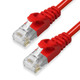 YC Cables YCFER6E-001-RED Cat6 Patch Cable Molded Snagless Boot | American Cable Assemblies