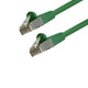 YC Cables YCCAT6-001B-YLW-S Cat6 Patch Cable Shielded Bubble Boot