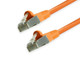 YC Cables YCCAT6-001B-YLW-S Cat6 Patch Cable Shielded Bubble Boot